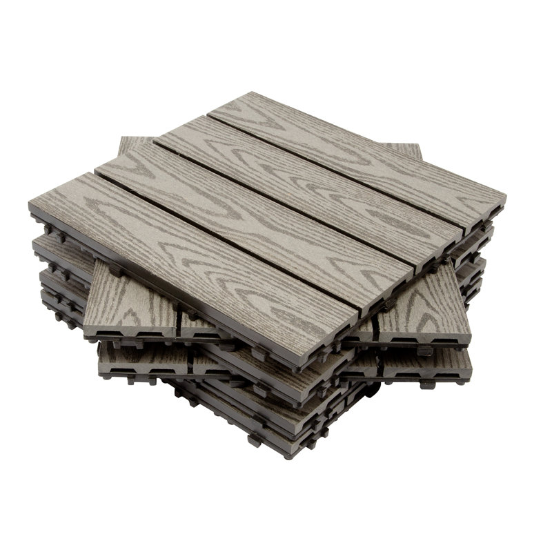 Famobay 12" X 12" Composite Interlocking Deck Tiles & Reviews Wayfair